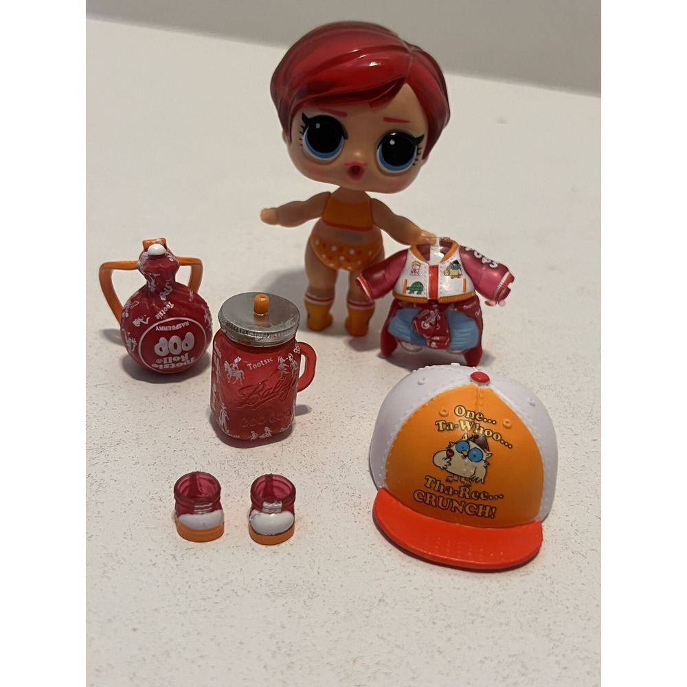 LOL Surprise Dolls NEW Mini Sweets MISS RASPBERRY TOOTSIE ROLL POP SET HTF